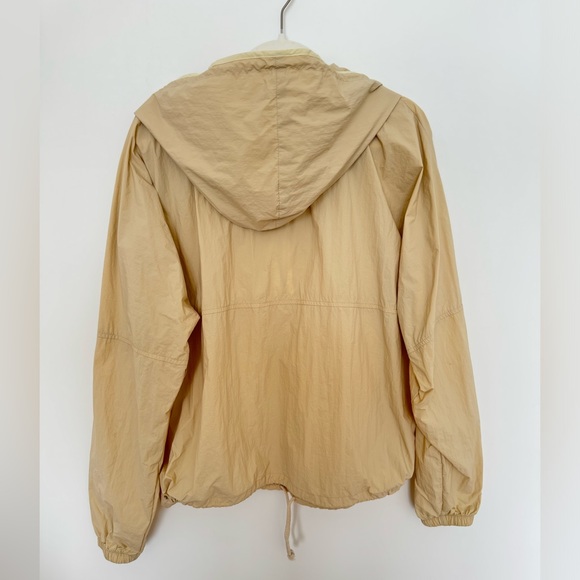 Donni quarter zip windbreaker jacket size large in beige - Picture 2 of 10